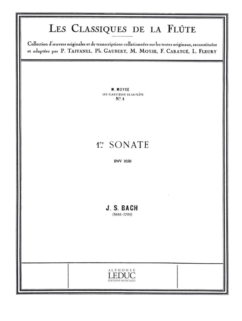 Sonata No.1, BWV1030 in B minor